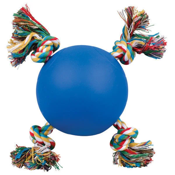 - Brand XX pet toy recommendations5 Inch Blue Tuggy Ball With Rope Dog Toy