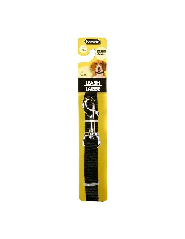 - Plush pet toy selectionPetmate Aspen Core Black Nylon Leash 5/8 x 5ft