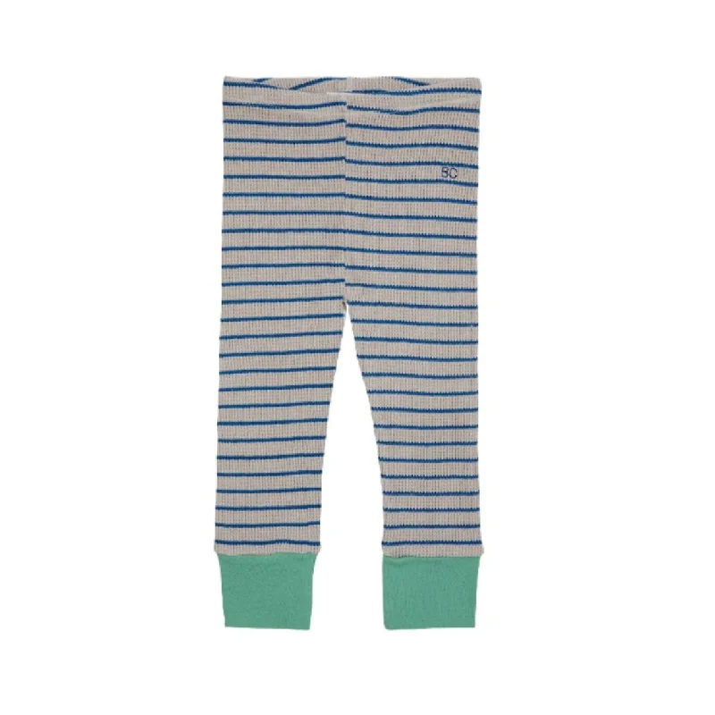 - Degradable pet feces bagBobo Choses Blue Waffle Stripes Baby Legging