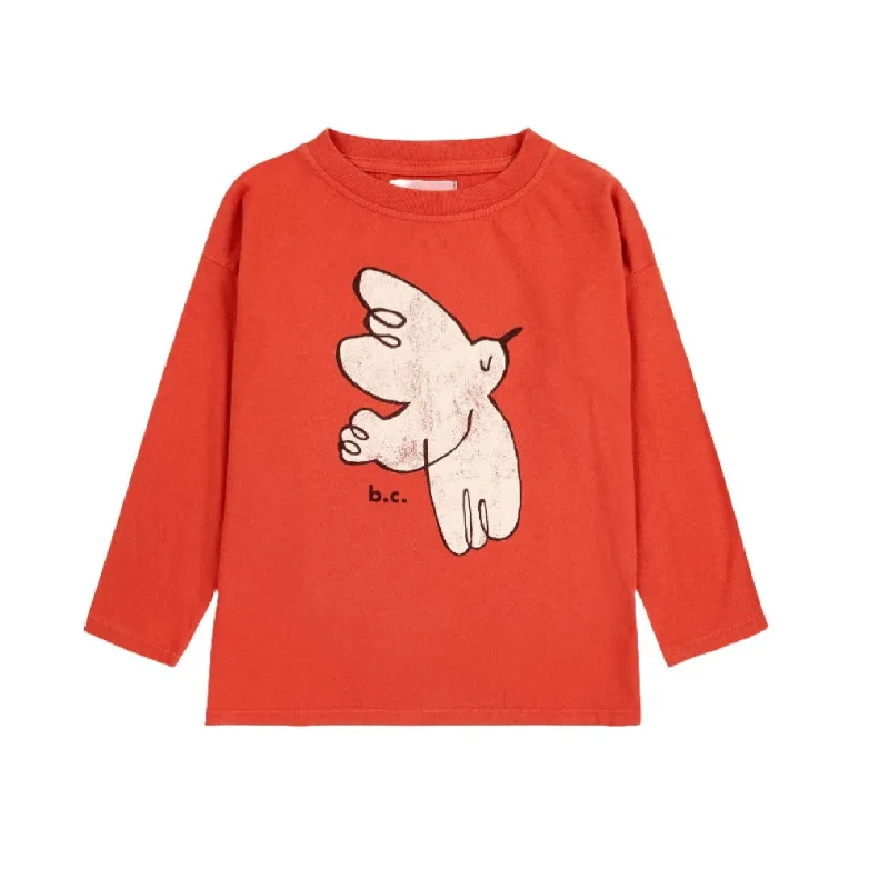 - Degradable pet feces bagBobo Choses Red Freedom Bird T-Shirt