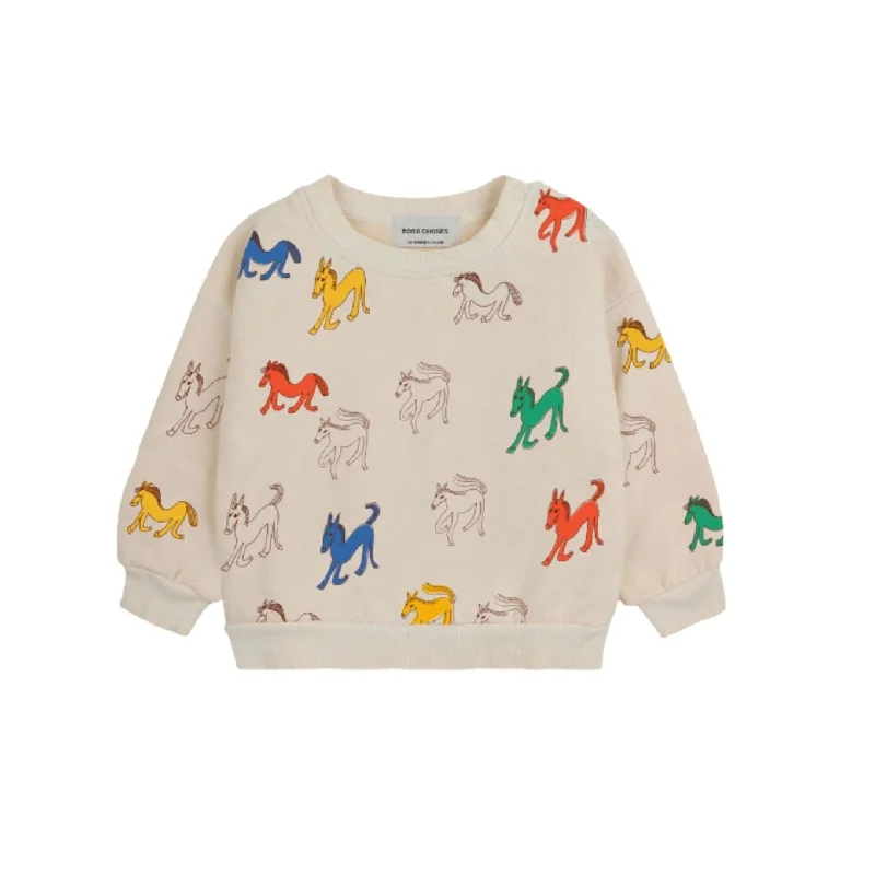 - Elderly dog ​​joint care mattressBobo Choses Off White Wonder Horse Allover Baby Sweatshirt