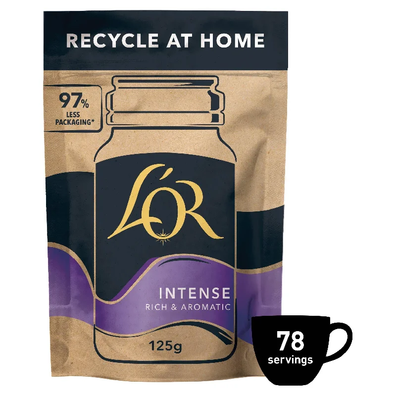 ---L’OR Intense Instant Coffee Refill 125g