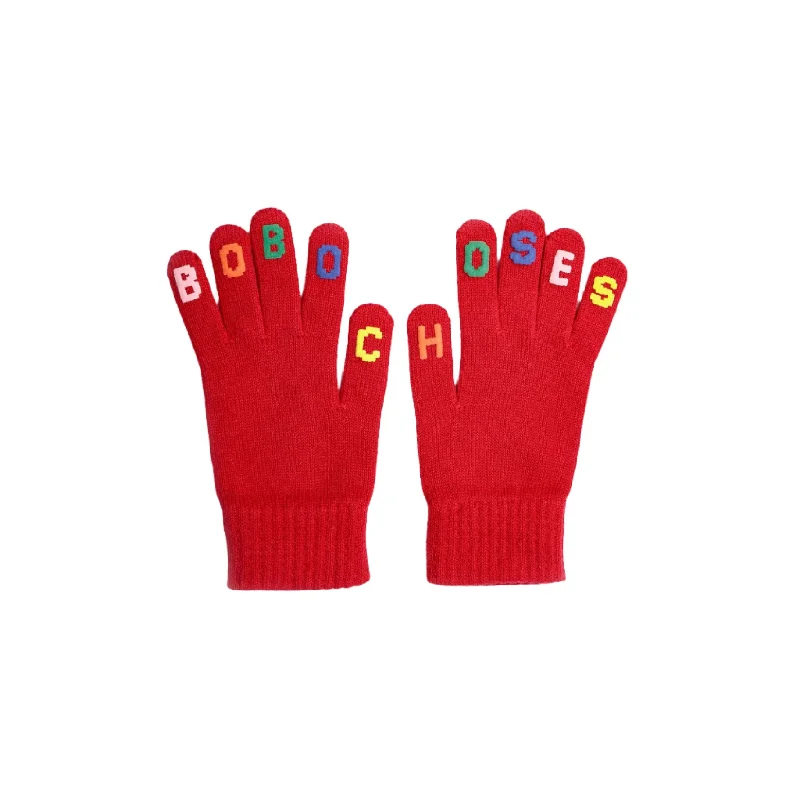  -Splash-proof food bowl AND Anti-choking slow food bowlBobo Choses Red Bobo Choses Knitted Gloves