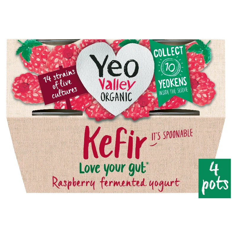 - Pet stroller can be taken on the planeYeo Valley Organic Kefir Raspberry Yogurt Pack 4x100g