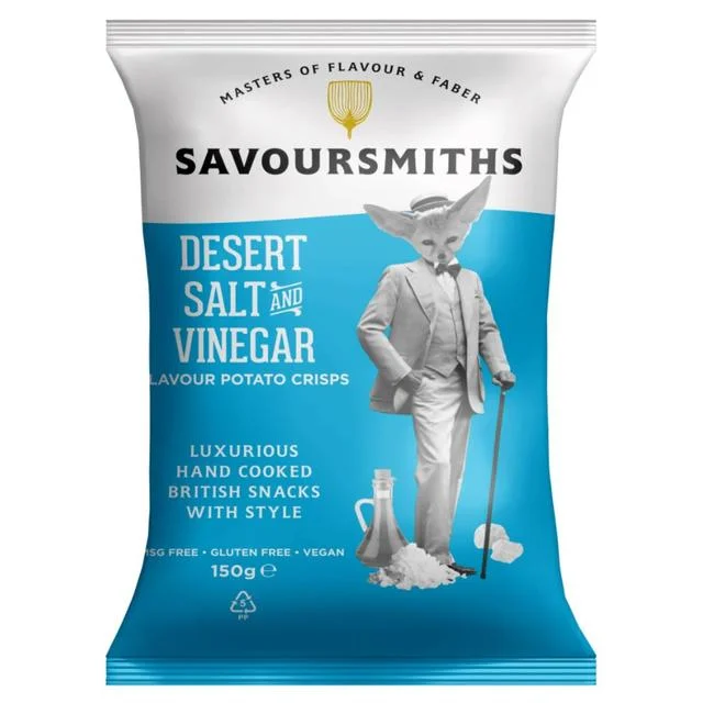 - Summer pet ice matSavoursmiths Desert Salt & Vinegar Luxury Crisps   150g