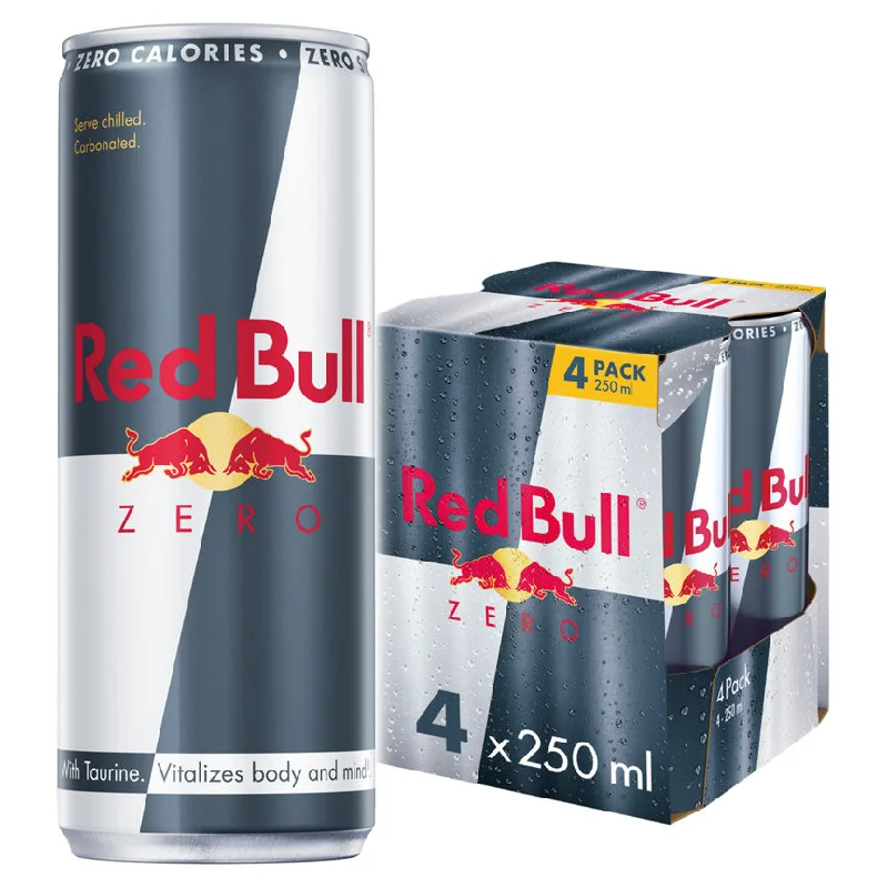  -Anti-scratch scratching board AND cat bed in oneRed Bull Energy Drink Zero Cans 4x250ml