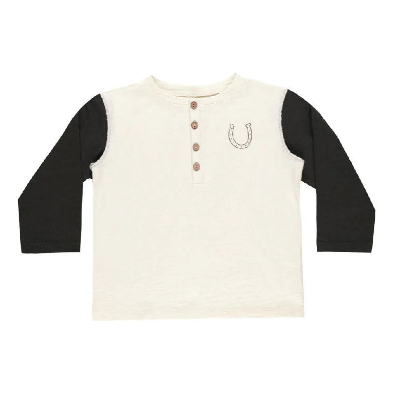 - Pet stroller can be taken on the planeRylee and Cru Good Luck Henley Long Sleeve Tee