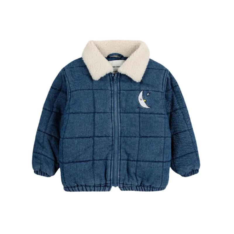 - Chinchilla cooling ice nest ceramic plateBobo Choses Navy Blue Quilted Baby Denim Jacket