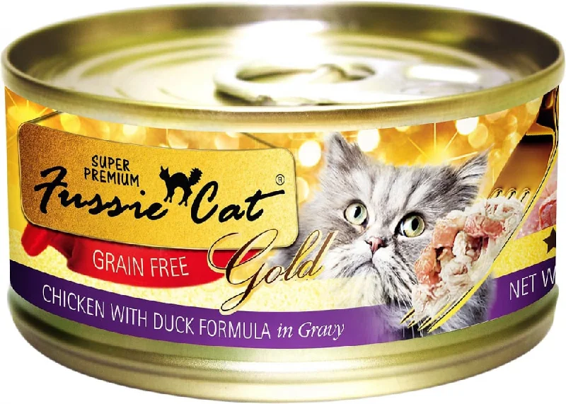 1. **Functional Cat Food**  Fussie Cat Chicken With Duck In Gravy Wet Cat Food