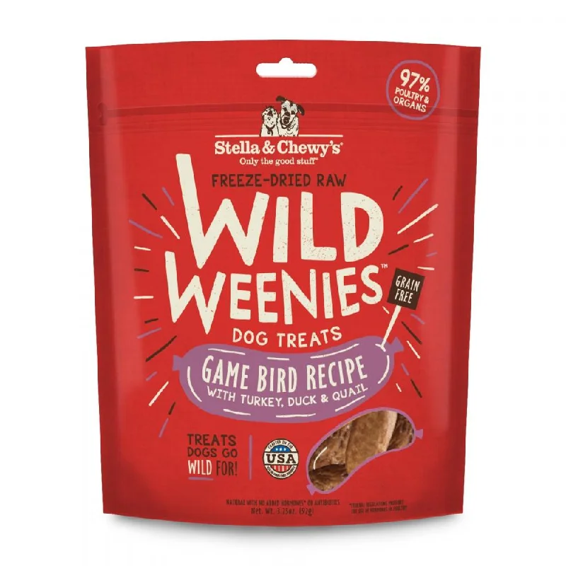 - Tear stain dog foodStella & Chewy's Wild Weenies Grain Free Red Game Bird Recipe Freeze Dried Raw Dog Treats