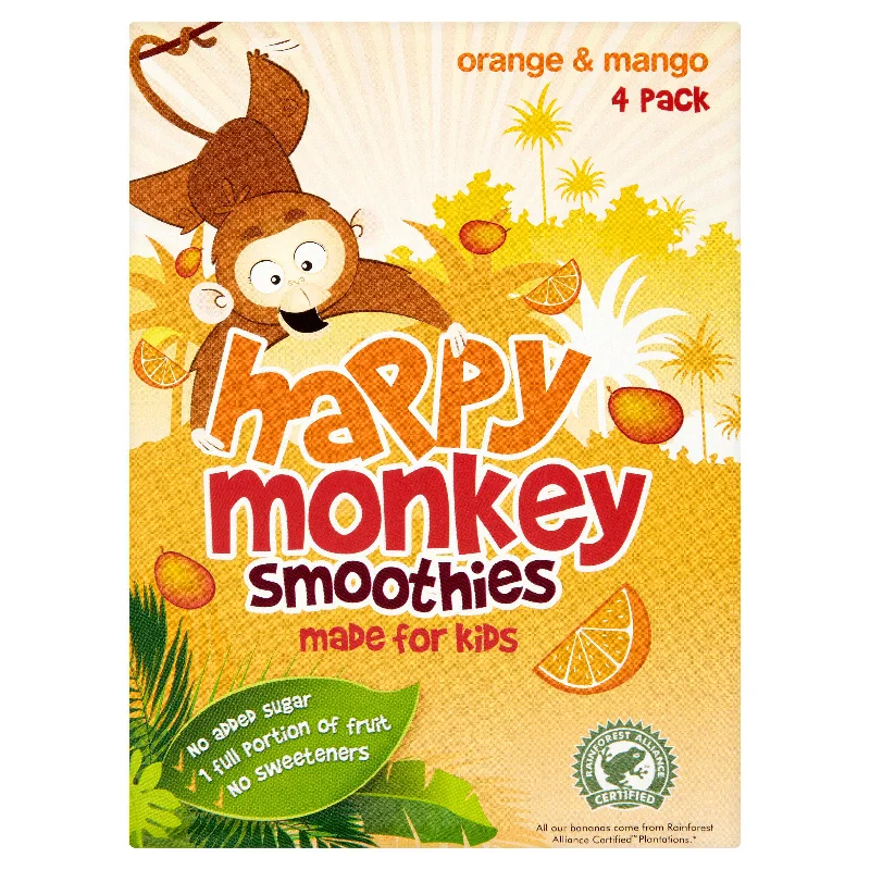 - Teething and chewing toys for puppiesHappy Monkey Orange & Mango Kids Smoothie 4x180ml