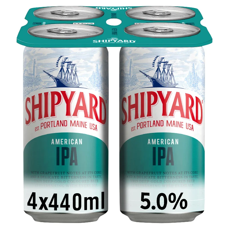 - Organic cotton dog bibsShipyard American IPA Ale Beer Can 4x440ml