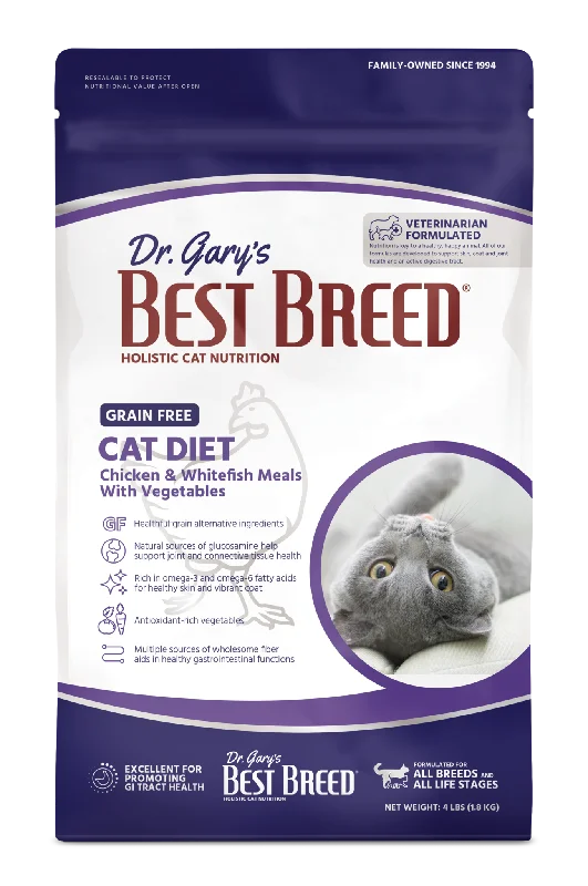 - Cat hair ball removal and hair removal creamDr. Gary's Best Breed Grain Free Cat Diet