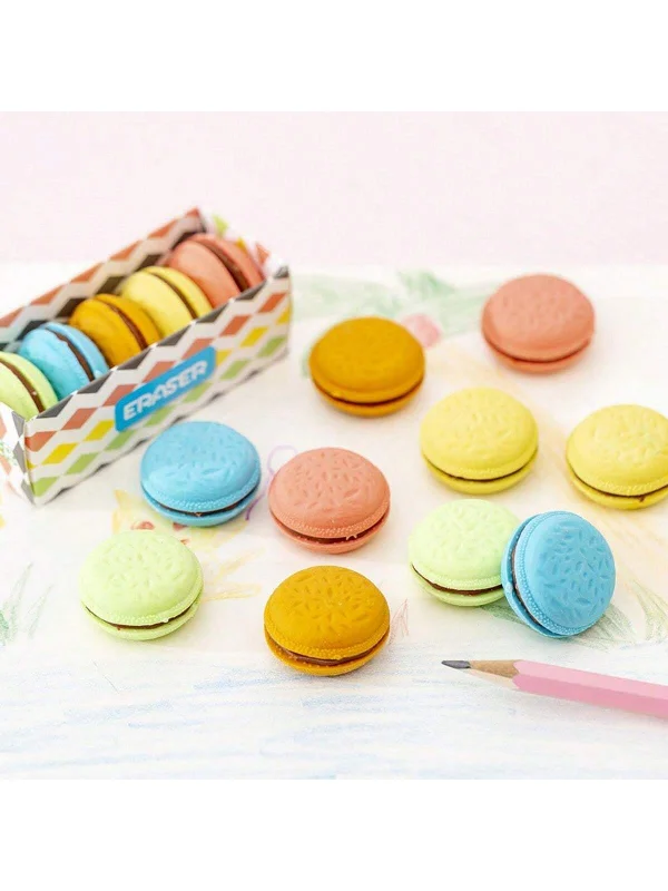 - Pet diabetes prescription food5pcs Creative Macaron Sandwich Biscuit Shaped Erasers, Cute Simulation Biscuit Erasers For Students' Study