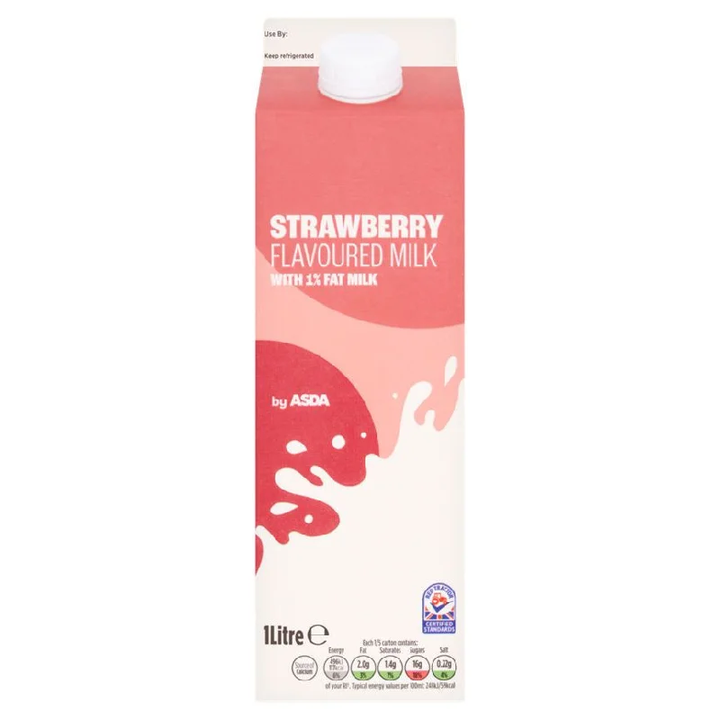 - Automatic temperature adjustment cat bedASDA Strawberry Flavoured Milk 1 Litre