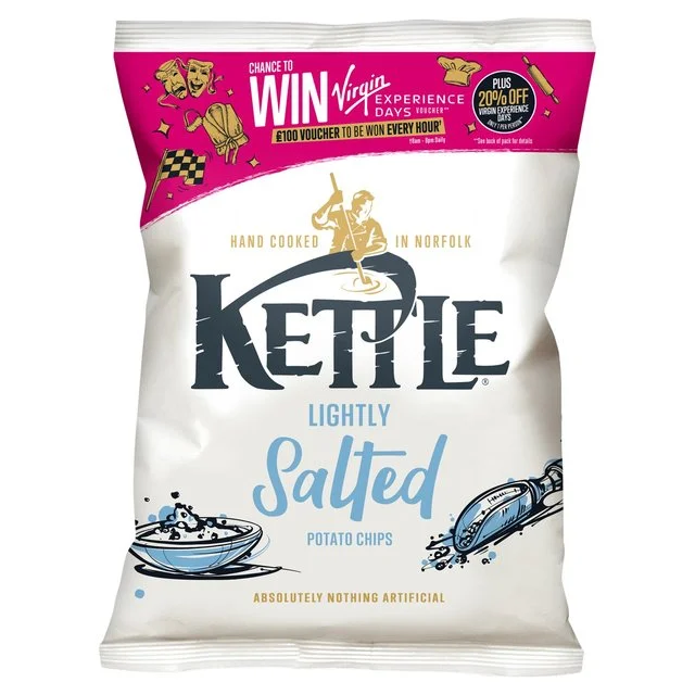 - Degradable pet feces bagKETTLE Chips Lightly Salted   130g