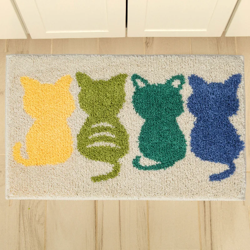 - Parrot climbing and standing wooden frameCat Friends Plush Rug