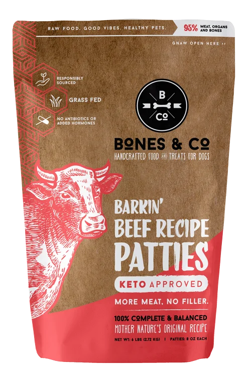 - Custom pet birthday cakeBones & Co. Barkin' Beef Recipe Raw Frozen Patties Dog Food