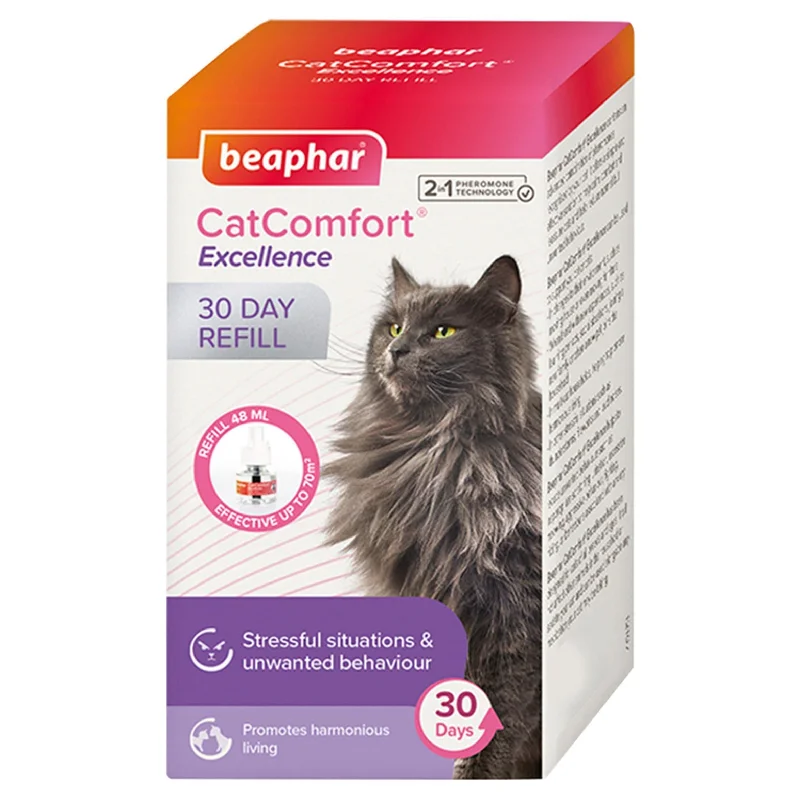  -Splash-proof food bowl AND Anti-choking slow food bowlBeaphar Catcomfort Excellence 30 Day Refill 48ml