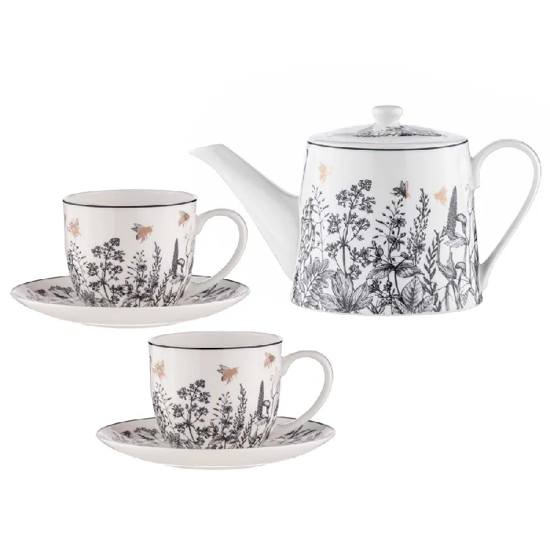 - Air box TSA certified check-inAshdene Queen Bee Teapot & 2 Teacup Set