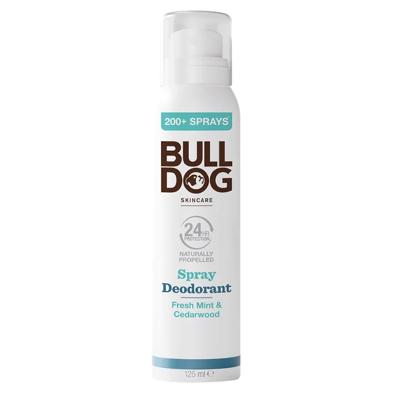 - Degradable pet feces bagBulldog Skincare Fresh Mint & Cedarwood Spray Deodorant 125ml