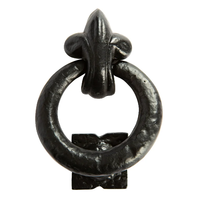 - ​​Pet toys under 10 yuan140mm Black Fleur De Lis Door Knocker - By Hammer & Tongs