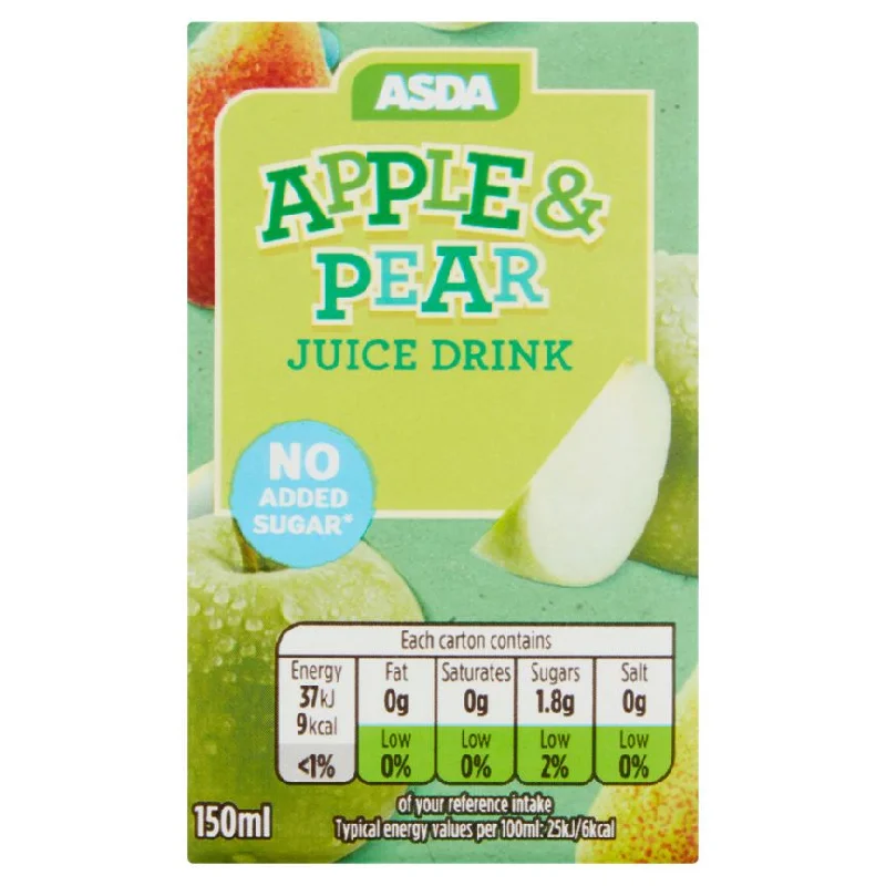 - Natural latex pet mattressASDA No Added Sugar Apple & Pear Juice Drink Cartons