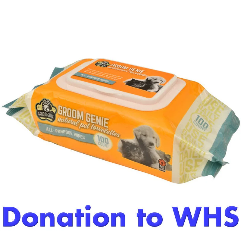 - Pet vitamin complex nutrition tabletsDONATE Grooming Wipes to the Wisconsin Humane Society!