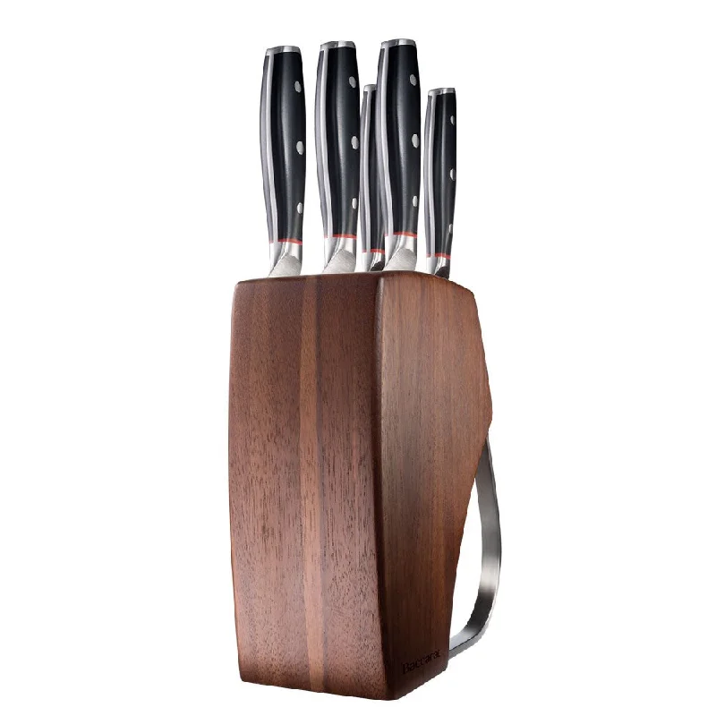 Pet ProductsBaccarat iconiX Holz Knife Block 6 Piece