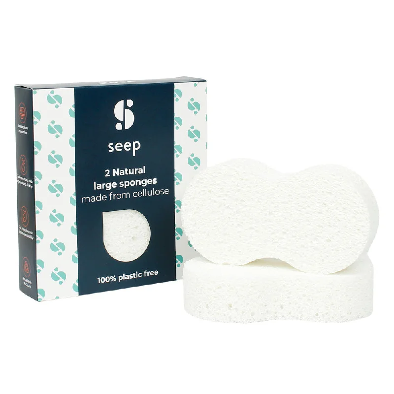 ---The Seep Company Large All-Purpose Cellulose Sponges - 2 Pack