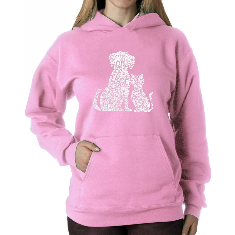 - Pet smart GPS locatorDogs and Cats  - Women's Word Art Hooded Sweatshirt