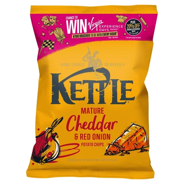 - Winter warm clothes for short-haired dogsKETTLE Chips Mature Cheddar & Red Onion   130g