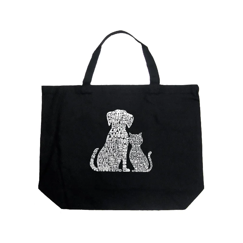 - Pet diabetes prescription foodDogs and Cats  - Large Word Art Tote Bag