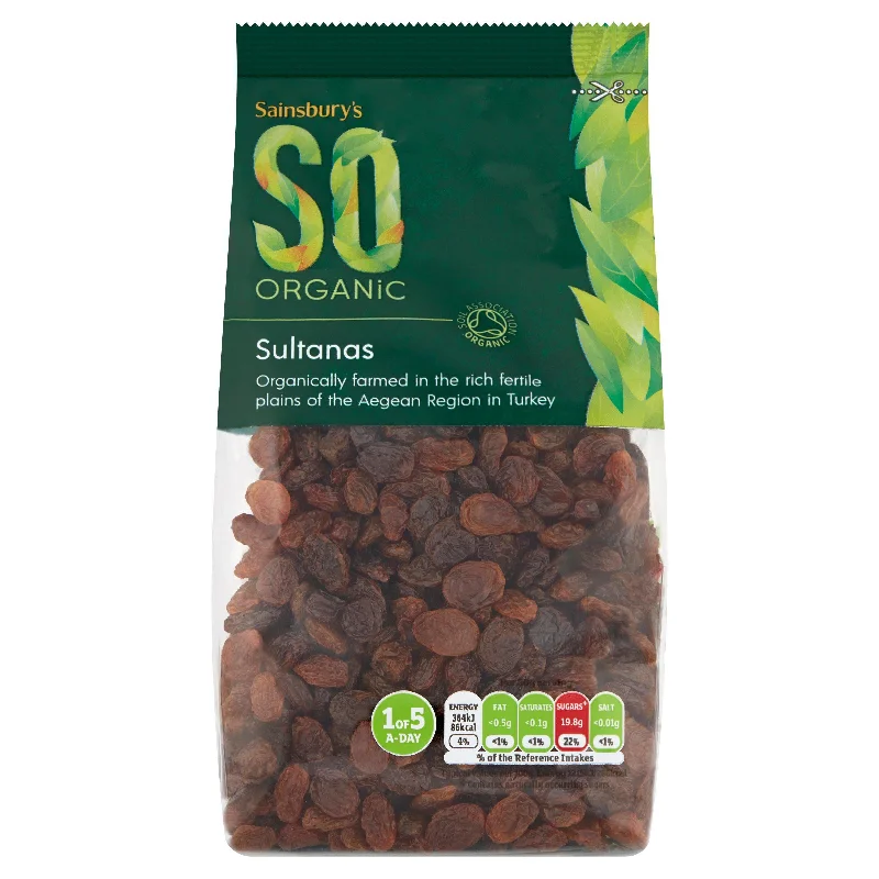 - Pet smart GPS locatorSainsbury's Sultanas, SO Organic 500g