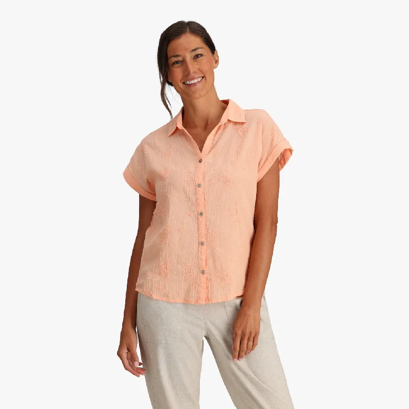 ---Women's Oasis Short-Sleeve - Pacific Sunset