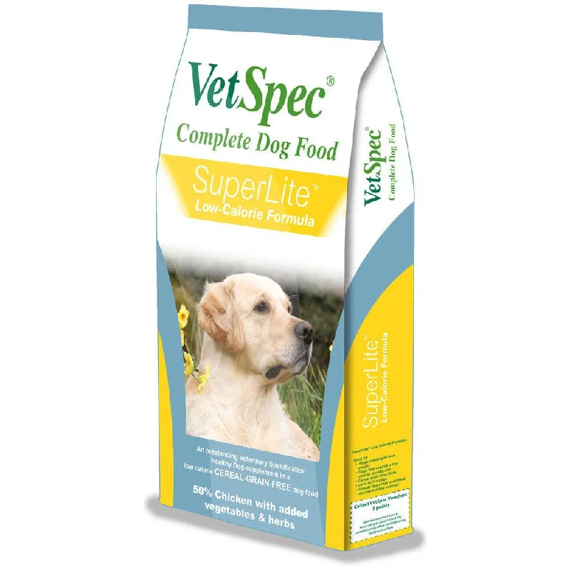 - Royal Canin dog food recommendationVetSpec SuperLite Low Calorie Formula