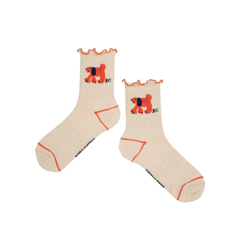 - Degradable pet feces bagBobo Choses White Fairy Dog Short Socks