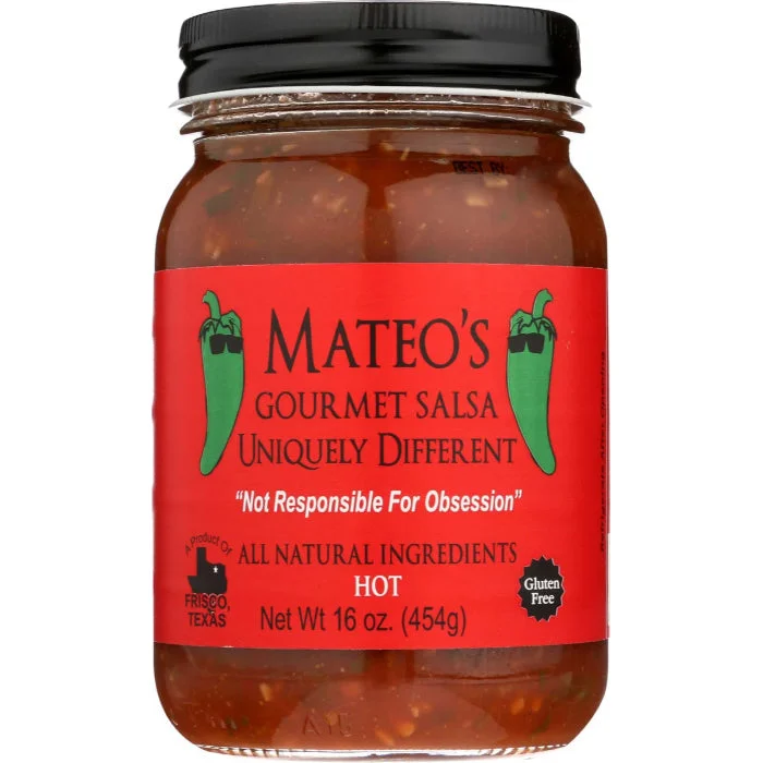 - Cat stress soothing sprayMateo's Gourmet Salsa - Hot, 16 oz - Pack of 6