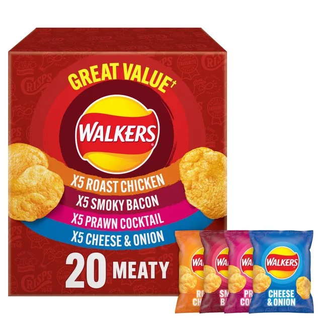 - Pet stroller can be taken on the planeWalkers Meaty Variety Multipack Crisps   20 per pack