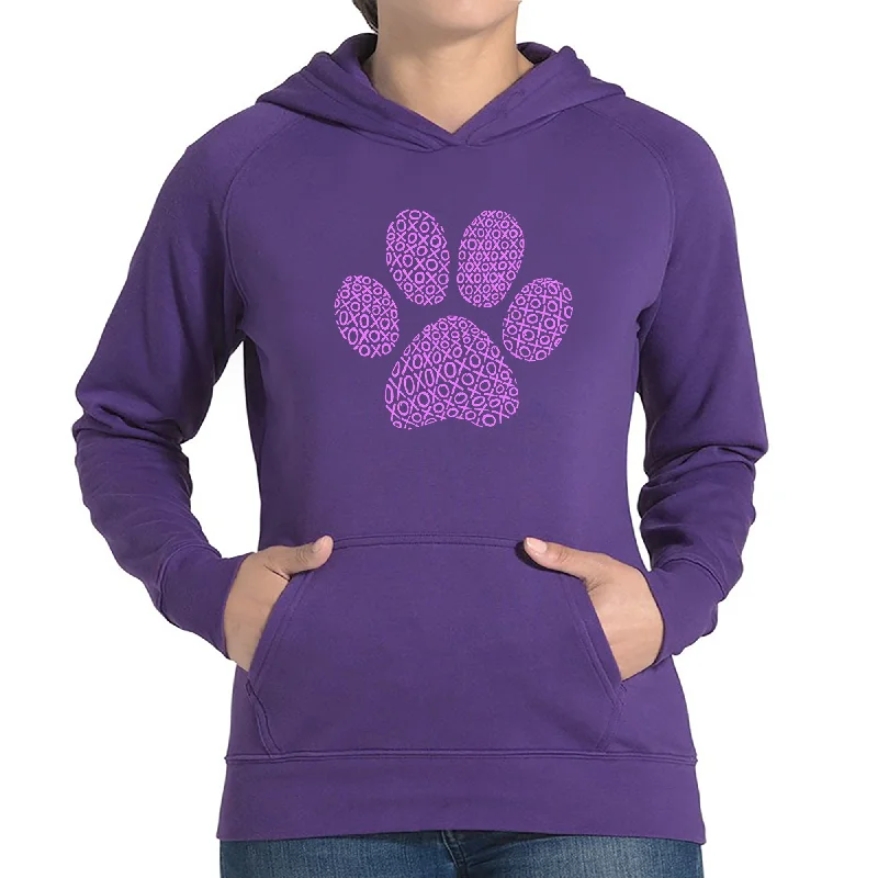 - Pet tear stain cleaning wipesXOXO Dog Paw  - Women's Word Art Hooded Sweatshirt