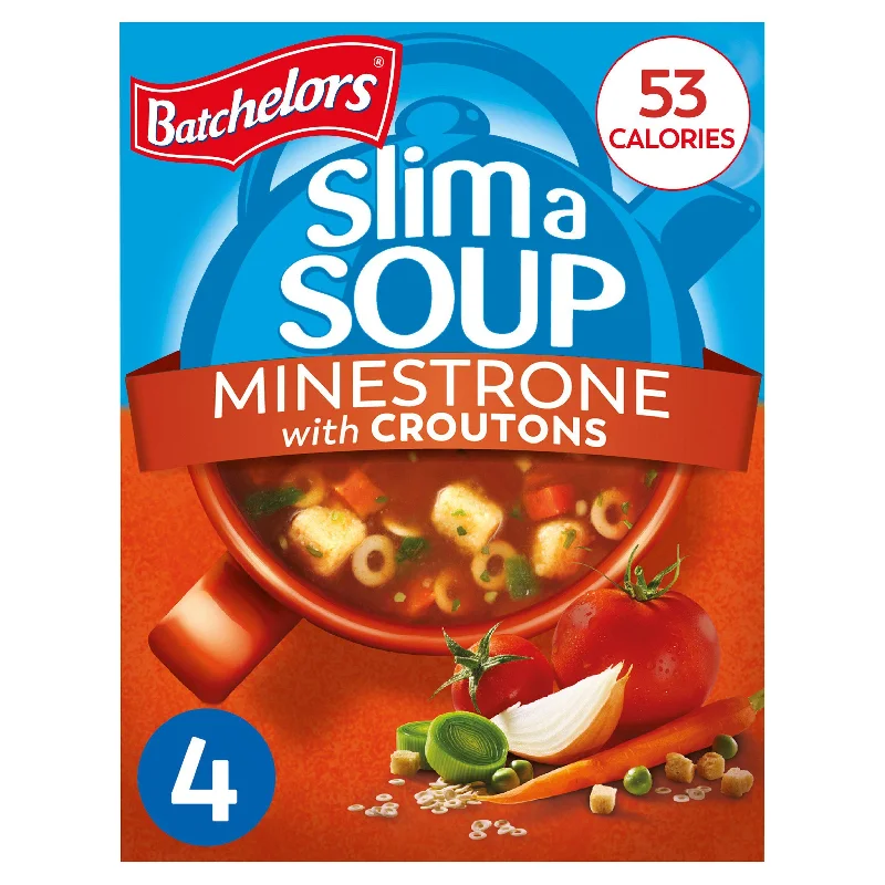 - Postoperative pet anti-licking Elizabethan collarBatchelors Slim a Soup Minestrone with Croutons Sachets x4 61g