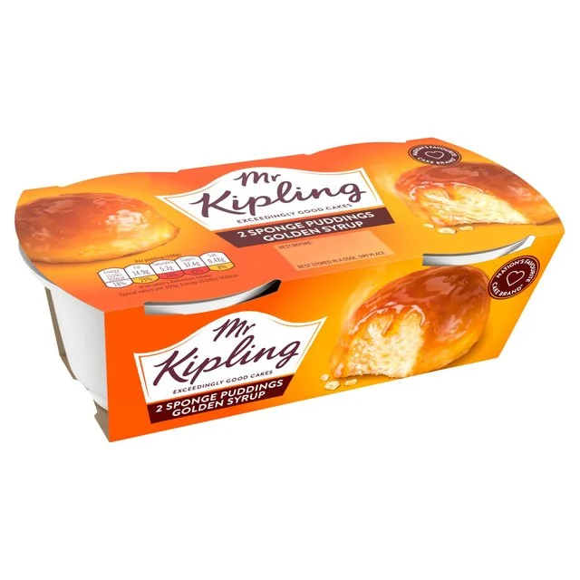 - Foldable and portable cat bagMr Kipling Golden Syrup Sponge Puddings   2 per pack