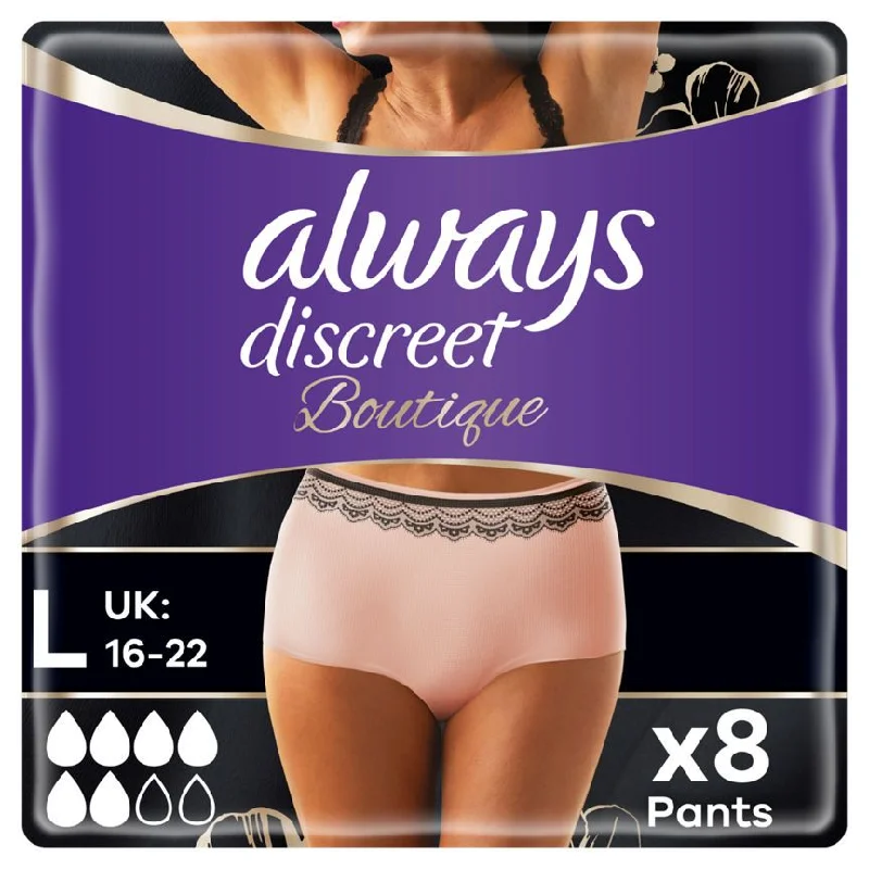 - ​​Christmas pet Christmas clothingAlways Discreet Boutique Underwear Incontinence Pants Large Peach