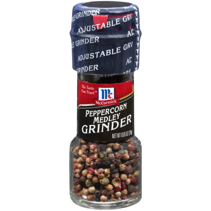 - Air box TSA certified check-inMcCormick - Spice Peppercorn Medley, Grinder, 0.85 oz - Pack of 6