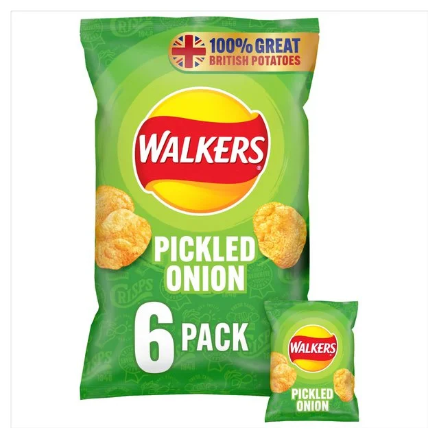 - Pet tear stain cleaning wipesWalkers Pickled Onion Multipack Crisps   6 per pack