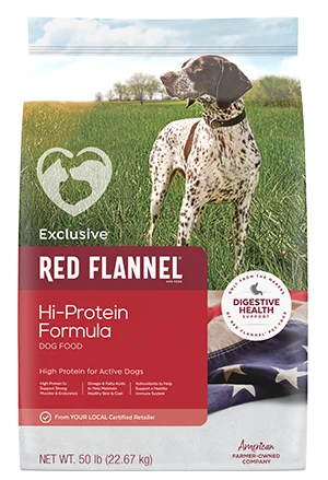 -Grain-free dog food recommendationExclusive Red Flannel® Hi-Protein Formula Dog Food