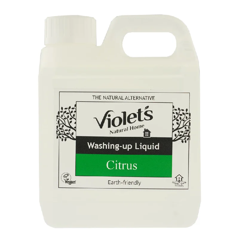 - Pet tear stain cleaning wipesViolets Eco Citrus Washing Up Liquid - 1Ltr