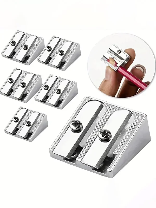 - ​​Christmas pet Christmas clothingCreative Aluminum Alloy Two Holes Sharpeners With Oblique Cutter Blades For Students And Artists