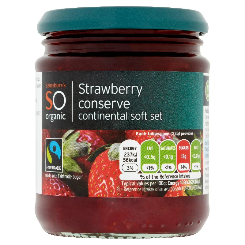 - Winter warm clothes for short-haired dogsSainsbury's Strawberry Conserve, SO Organic 340g