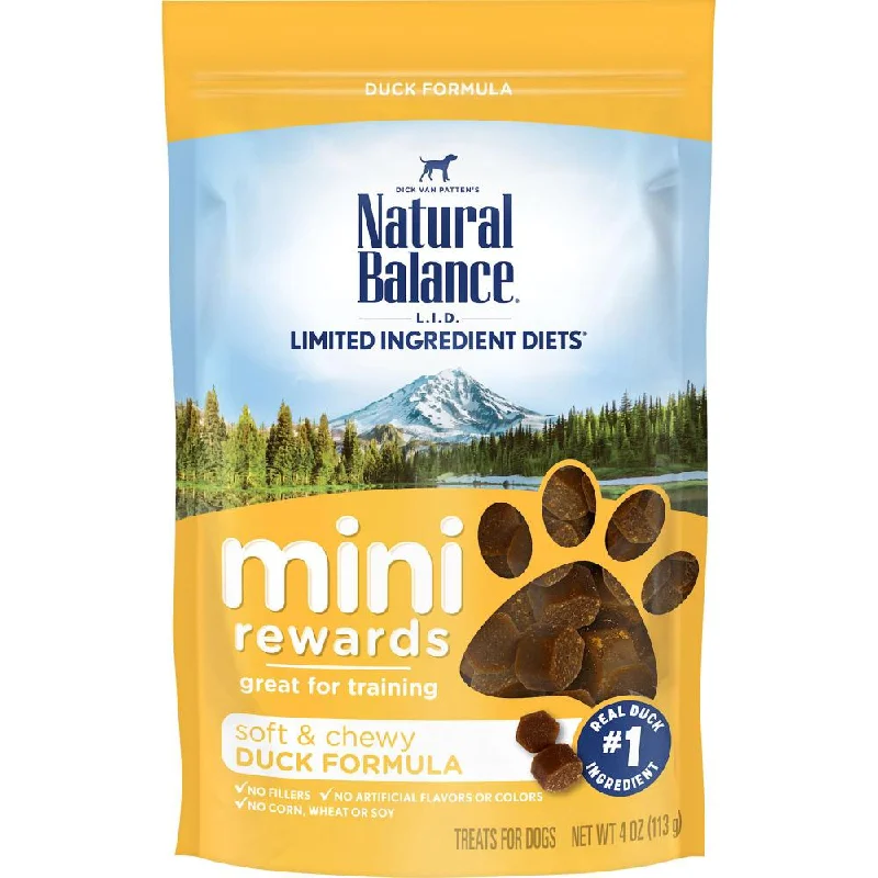 Pet ProductsNatural Balance Limited Ingredient Diets Mini Rewards Duck Formula Dog Treats